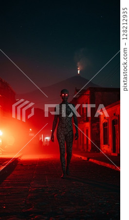 厄立特里亞的奇怪生物(行走的石像) 厄立特里亞的奇怪生物(行走的石像) 128212935