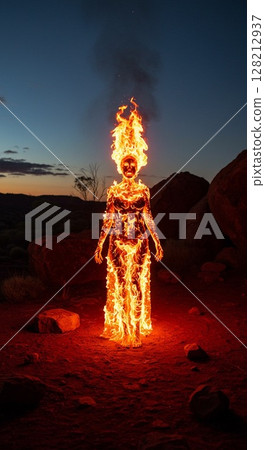 澳洲怪物（燃燒的女人） 128212937