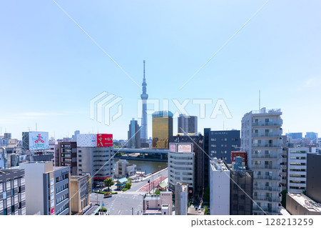 Tokyo, Asakusa, Sumida River and Skytree 2025 128213259