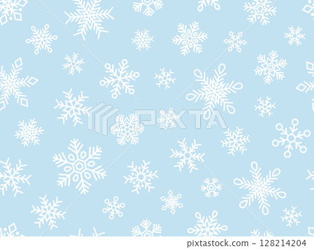White snowflake pattern background 128214204