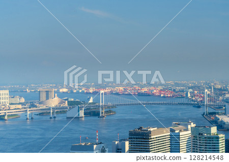 Tokyo Bay Area 2025 Rainbow Bridge Tokyo Bay Area 2025 Rainbow Bridge 128214548