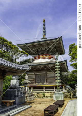 38th of the 88 Shikoku Temples: Kongofukuji Temple, Tahoto Pagoda, Tosashimizu City, Kochi Prefecture 38th of the 88 Shikoku Temples: Kongofukuji Temple, Tahoto Pagoda, Tosashimizu City, Kochi Prefecture 128214973