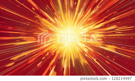 Radial explosion concentrated line background 128214997