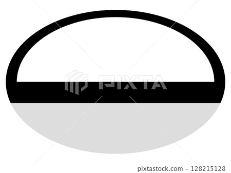 單色橢圓標籤式框架 128215128