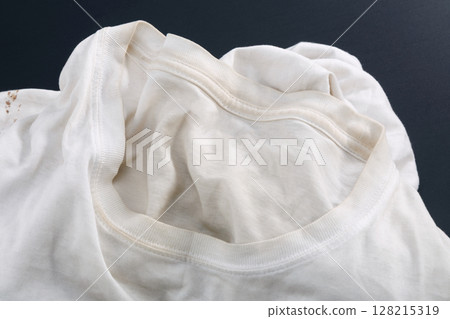 Dirty wrinkled shirt 128215319