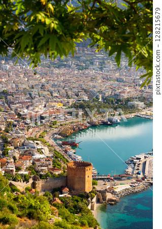 View from above of Alanya city, Turkey View from above of Alanya city, Turkey 128215679
