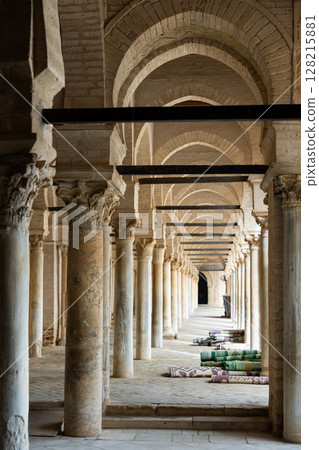 Patio of Great Mosque of Kairouan, Tunisia Patio of Great Mosque of Kairouan, Tunisia 128215881