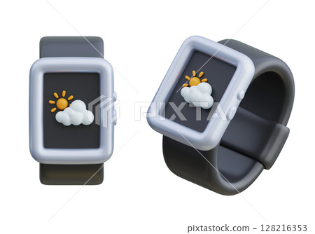 weather screen smart watch 3D Icon 128216353