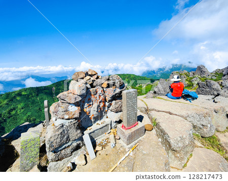 Climbing Mt. Myoko in summer (South Peak Summit) 128217473