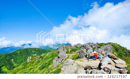 夏季攀登妙高山（南峰頂） 128217597