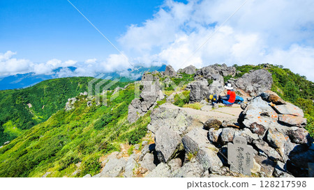 夏季攀登妙高山（南峰頂） 128217598