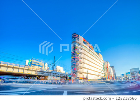 In front of Ueno Station, Tokyo 128218566