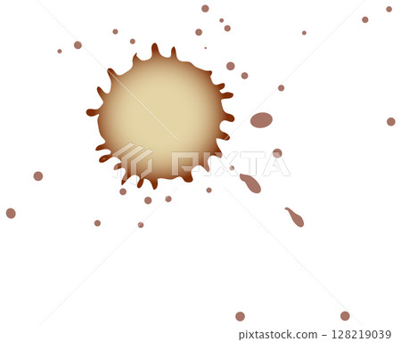 Coffee Stain Vector Illustration 128219039