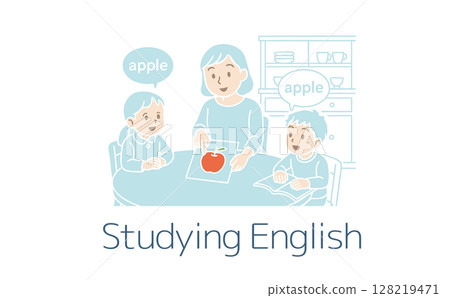 學習英語的孩子和他們的媽媽（沒有主線） 128219471