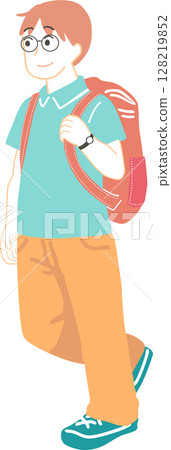 Man carrying a big bag 128219852