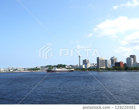 View of Yamashita Park from Osanbashi Pier 128220381