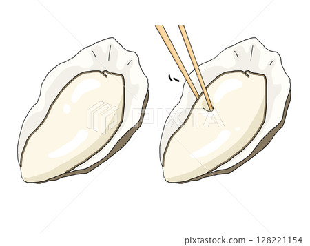 Illustration of oysters 128221154