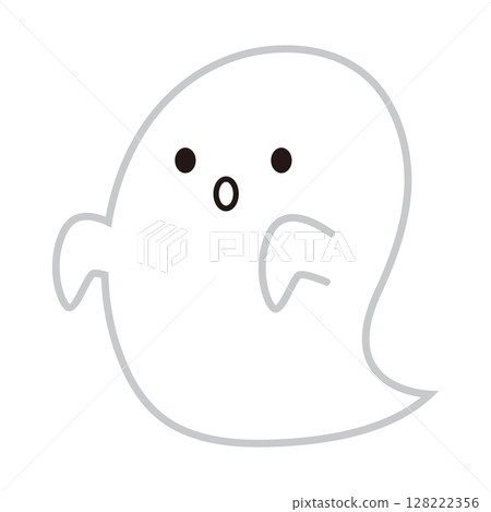 驚訝的鬼魂的插圖 128222356
