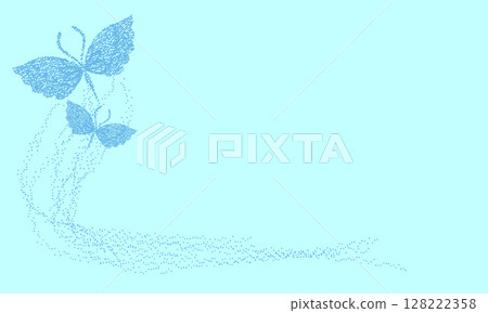 Background frame butterfly blue Background frame butterfly blue 128222358
