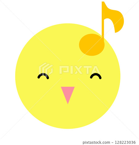 Emotional expression face icon musical note vector illustration Emotional expression face icon musical note vector illustration 128223036