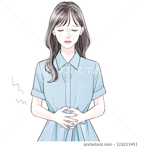20多歲女性（整潔型）_腹痛 128223451