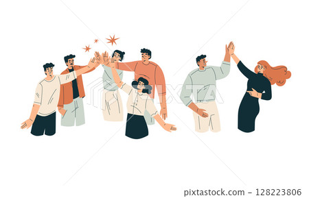 Celebration of Togetherness and Achievement, bringing people together to honor success Celebration of Togetherness and Achievement, bringing people together to honor success 128223806