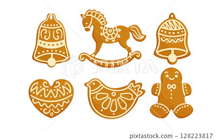 Discover our Festive Gingerbread Cookies, ideal for holiday decor and celebrations Discover our Festive Gingerbread Cookies, ideal for holiday decor and celebrations 128223817