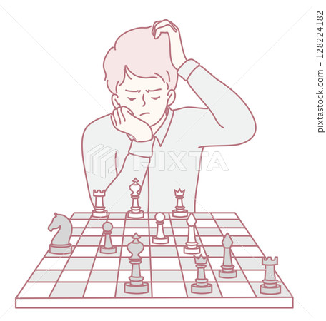 Contemplating Chess Moves A Young Players Dilemma in the Game of Strategy and Skillful Thinking 128224182