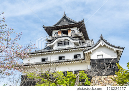 Inuyama Castle Keep, a national treasure in Inuyama City, Aichi Prefecture 128224257