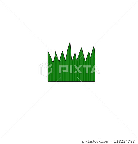 Balun Green Jagged Sheet 128224788