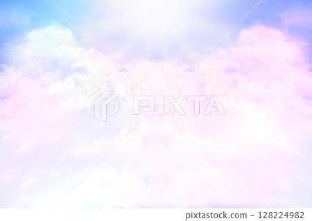 雲朵和陽光的背景圖 128224982