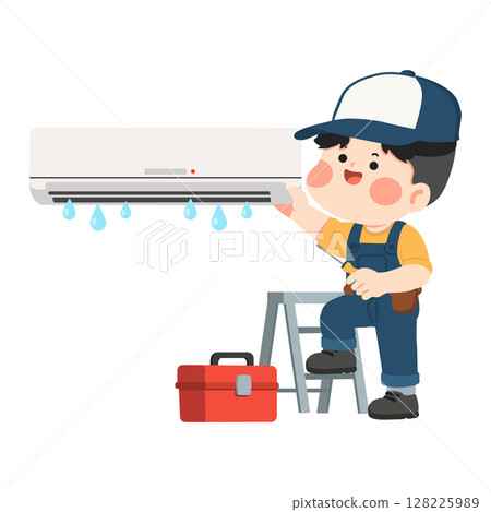 AC repair and installation technician 128225989
