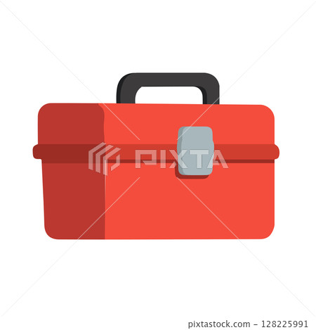 Red Toolbox for Repair Work 128225991