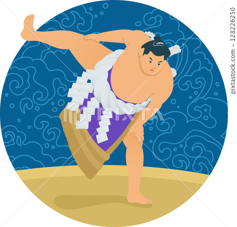 Sumo wrestlers stomping their feet Sumo wrestlers stomping their feet 128226250