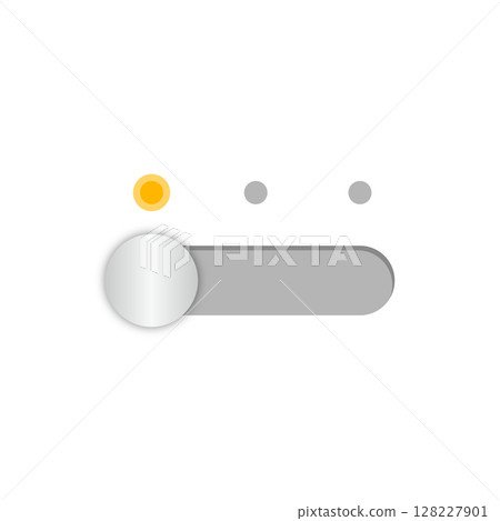 Simple toggle button vector illustration_18 128227901
