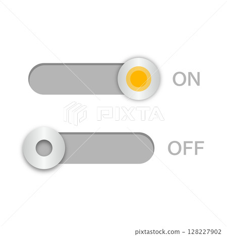 Simple toggle button vector illustration_19 Simple toggle button vector illustration_19 128227902