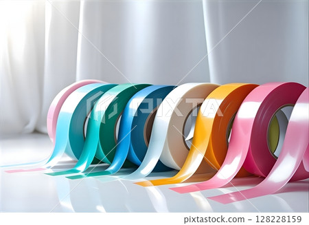 Pastel colorful vinyl tape 128228159