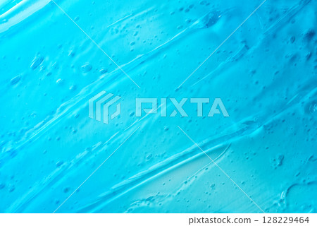 The texture of a blue cosmetic gel 128229464