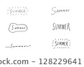 夏季標誌單色 128229641