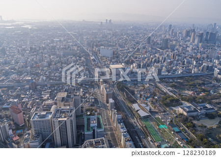大阪城市景觀:大阪市中心的夜景 大阪城市景觀:大阪市中心的夜景 128230189