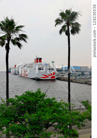 Two Sunflowers at Cosmo Ferry Terminal, Osaka Nanko 128230338