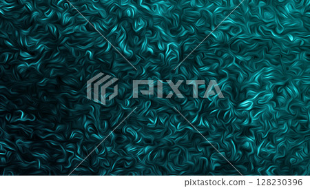 Turquoise abstract texture with fluid swirling organic pattern in deep hues Turquoise abstract texture with fluid swirling organic pattern in deep hues 128230396