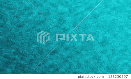 Abstract turquoise textured background with flowing organic shapes and patterns 128230397