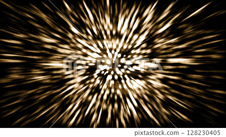 Abstract golden burst of light rays on a dark background Abstract golden burst of light rays on a dark background 128230405