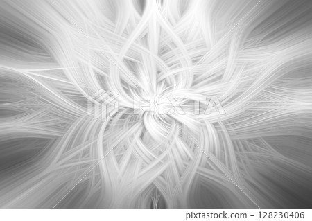 Abstract grayscale swirl pattern with intricate texture and radiant spokes Abstract grayscale swirl pattern with intricate texture and radiant spokes 128230406