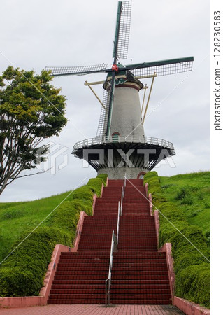 Scenery with windmill 128230583