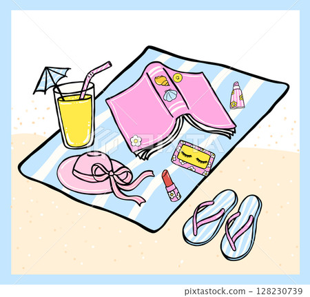 Pastel Coquette Girly Summer Beach Bookish, Book Reading lover on beach, Hand Drawn Doodle with Bold Lines in Vibrant Pastel Fisherman Aesthetic Pastel Coquette Girly Summer Beach Bookish, Book Reading lover on beach, Hand Drawn Doodle with Bold Lines in Vibrant Pastel Fisherman Aesthetic 128230739