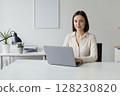 在計算機上工作的婦女 128230820