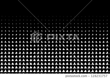 White Abstract Symbols on Black Gradient Background 128231757