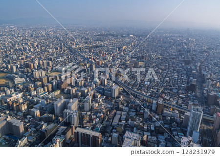 大阪城市景觀:大阪市中心的夜景 大阪城市景觀:大阪市中心的夜景 128231979